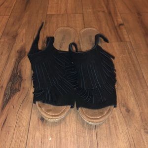 Minnetonka Fringe Wedges